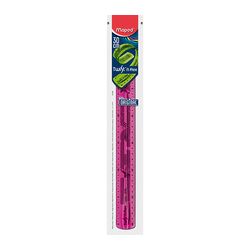 Maped Ruler Flexible Twist N Flex 30cm Plastic Assorted Colours - Only 1 Remaining